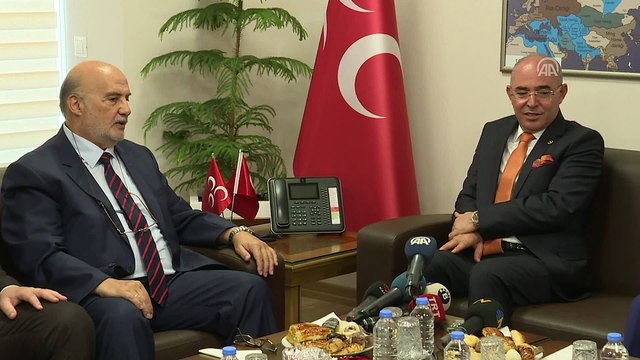 Siyasi partilerde bayramlaşma - BBP heyetinden MHP'ye ziyaret - ANKARA