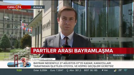 Partiler arası bayramlaşma