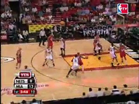 Nets 107, Heat 103 (F-OT)Vince Carter scored 31 points to he