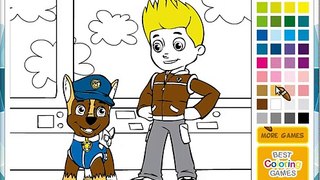 Psi patrol kolorowanka gra | nick jr games Paw Patrol coloring book new