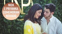 Nick Jonas e Priyanka Chopra comemoram noivado na Índia