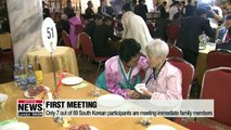 War-separated families meet for first time in over 6 decades at North Korea's Mt. Kumgang