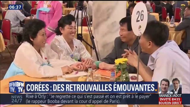 88 familles coréennes ont pu se retrouver 65 ans après avoir été séparé par la guerre