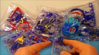 2002 DC JUSTICE LEAGUE SET OF 8 SUBWAY KIDS MEAL TOYS VIDEO REVIEW