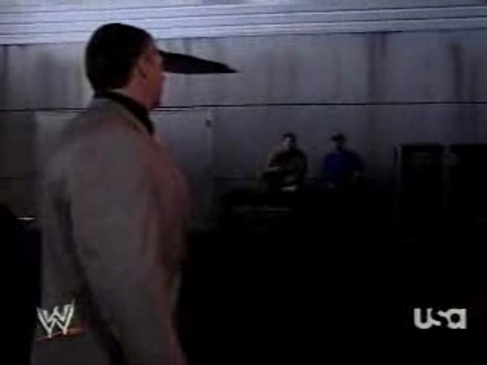Mr McMahon's exploding limo