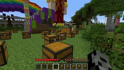 PopularMMOs Minecraft  I FOUND A SECRET TREASURE ROOM! - HEAD HUNTER THEME PARK [12]