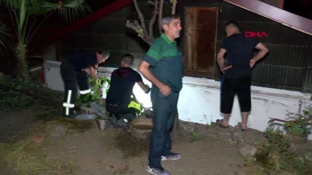 Kocaeli İpini Koparan Dana İki Duvar Arasını Sıkıştı, 3 Saatte Kurtarıldı Hd