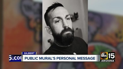 Personal message behind public art piece in Gilbert