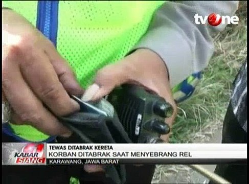 Ambil Dana Pensiun, Seorang Kakek Tertabrak Kereta