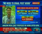 Amazon India chief proposes no work after 6PM, can we afford the same