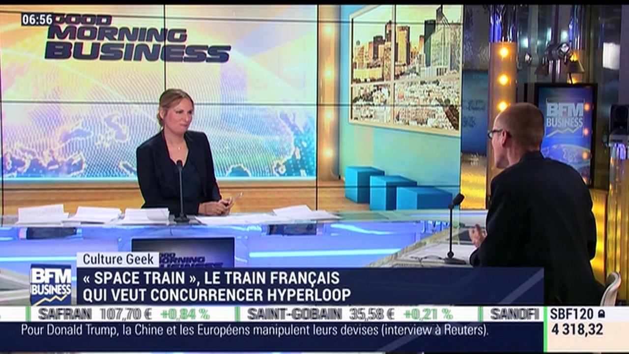 Anthony Morel: "Space train", le train français qui veut concurrencer l'Hyperloop - 21/08