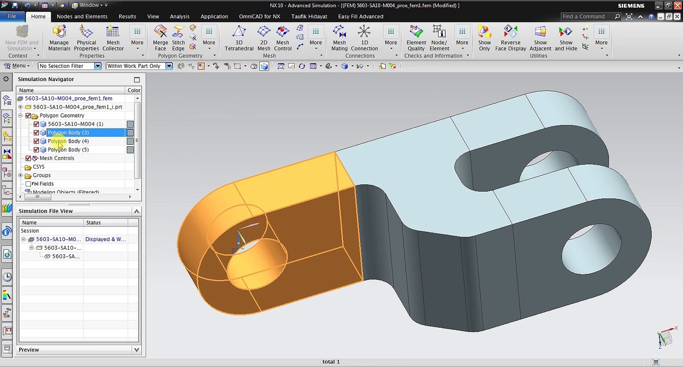 Hexahedral Meshing Method - Sample 2