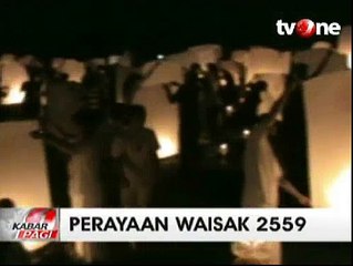 Ribuan Lampion Tutup Hari Waisak di Candi Borobudur
