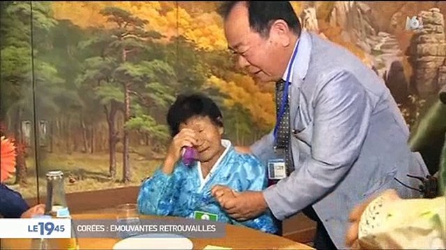 Les images émouvantes des retrouvailles entre coréens séparés depuis de longues années - Regardez