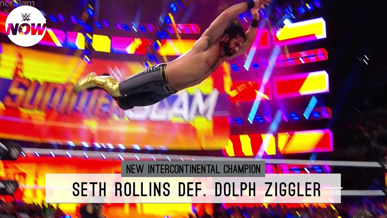 Seth Rollins reclaims Intercontinental Title at SummerSlam 2018- WWE Now