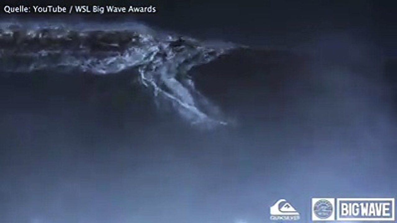 Es ist die größte jemals von einem Surfer bezwungene Welle der Welt. Der Brasilianer Rodrigo Koxa hat bereits im November den Weltrekord bei der XXL-Biggest-Wav