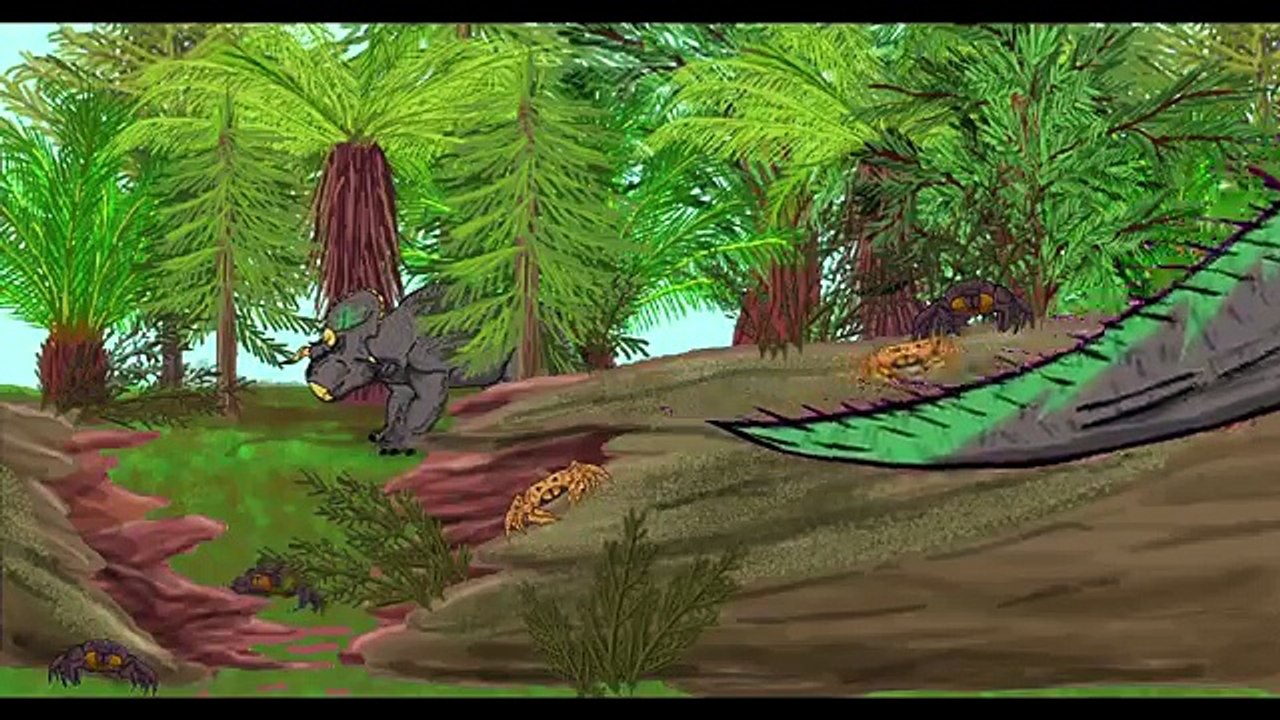 Hadrosaur Snack Dinosaur Animation
