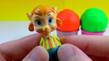 Play Doh Ice Cream Cone Surprise Toys Shopkins Disney Figural Keyring Goldie & Bear Little