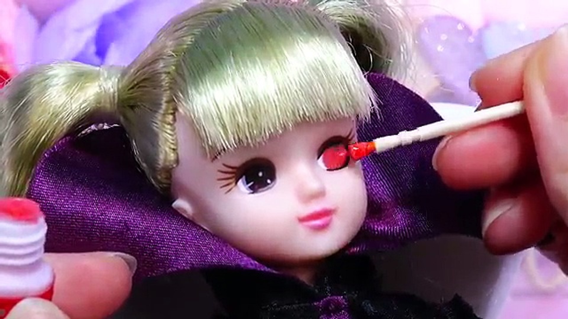 リカちゃん メイクでドラキュラに変身 おもちゃ 人形 アニメ Video Dailymotion