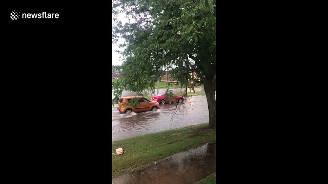 Wisconsin counties under flash flood warning as storm hits