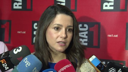 Arrimadas acusa a Torra de querer usar a Mossos como "policía política"