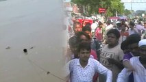 कानपुर में उफनाई गंगा में गिरीं तीन किशोरियां, दो की डूबकर मौत