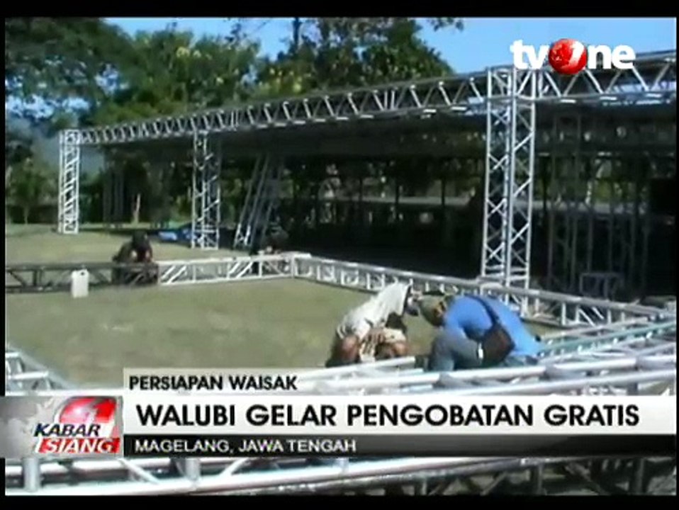 Borobudur Berbenah Jelang Perayaan Waisak