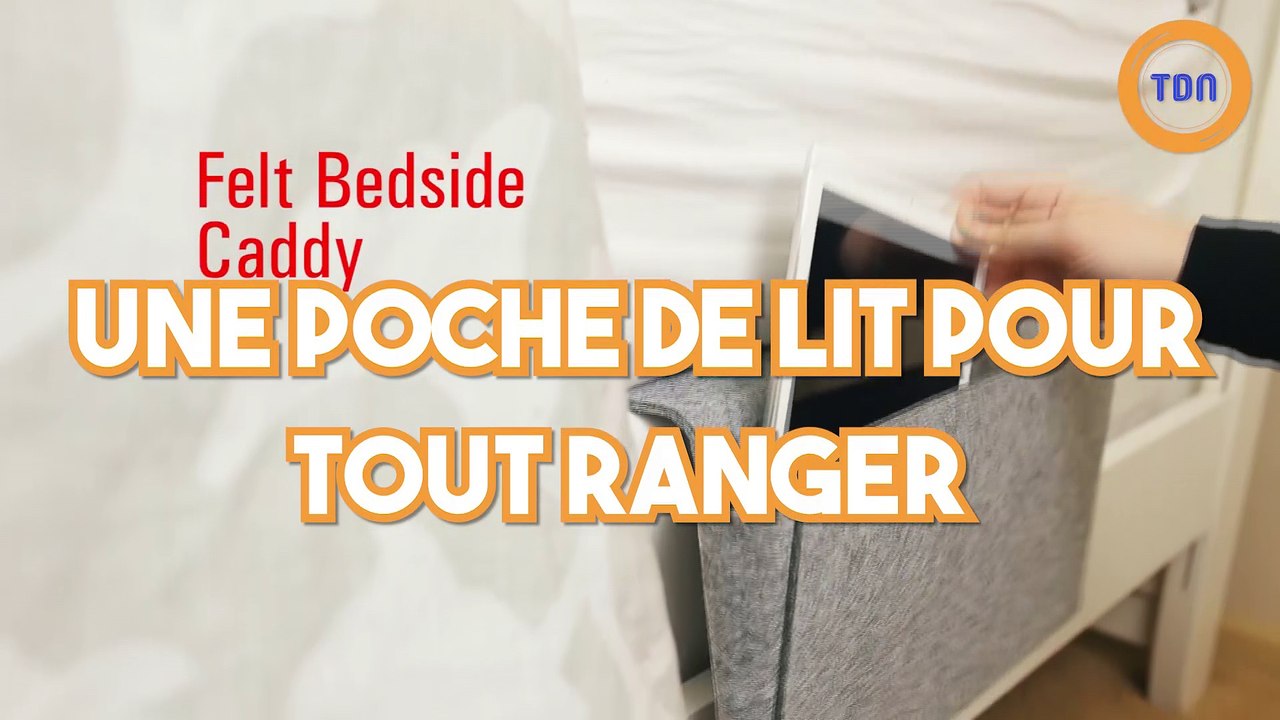 Une poche de lit pour tout avoir à portée de main