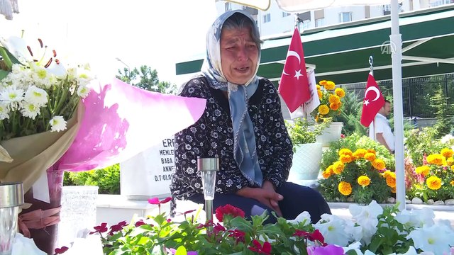 Şehitliklerde hüzünlü bayram - ANKARA