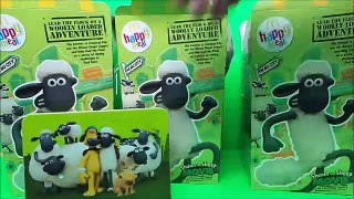 THE FULL SET OF McDONALDS SHAUN THE SHEEP KIDS HAPPY MEAL TOP 8 TOY REVIEW