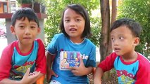 Lucu anak anak corat coret melukis wajah (Face Painting bagian 1)