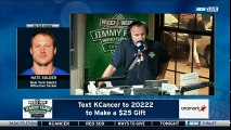 Nate Solder joins the 2018 WEEI/NESN Jimmy Fund Radio Telethon
