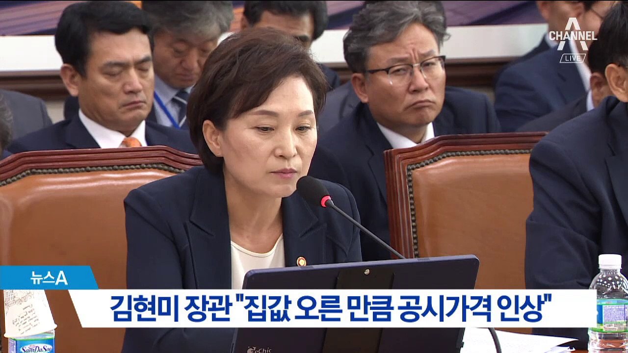 김현미 장관 “집값 오른 만큼 공시가격도 인상”