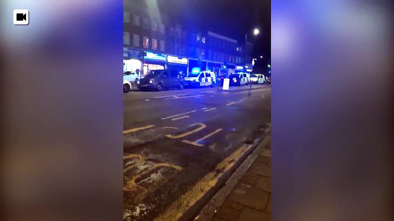 Three people shot outside west London Tube station