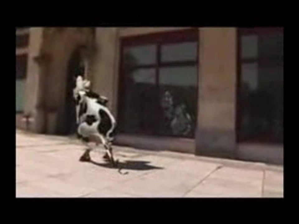 La vache qui danse