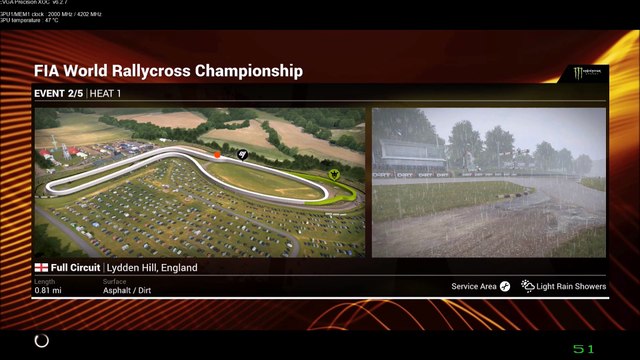 DiRT 4 FIA World Rallycross Champs.Qual Q1 Lydden Hill UK