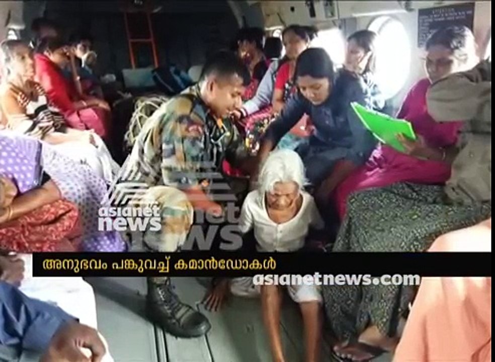 Garud Commandos sharing their experiences while rescue operation