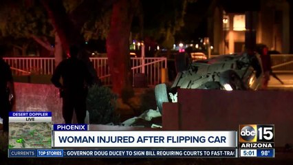 Woman rolls car near 48th Street and Elliot overnight