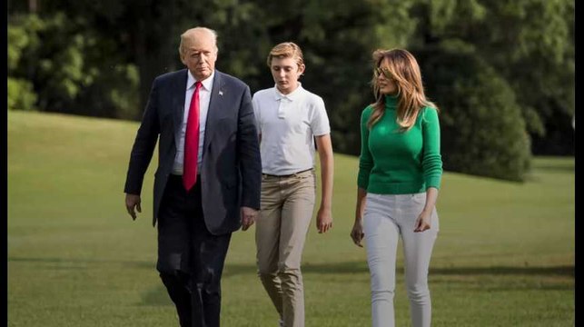 Barron Trump, le fils de Donald et Melania Trump a bien grandi