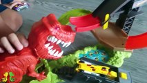 Pista Hot Wheels T Rex Muerde Coches Dinosaurio