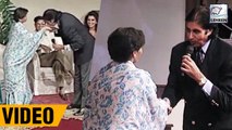 When Amitabh Bachchan KISSED A Journalist In Public WATCH VIDEO