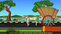 The Wheels on the Bus go round and round ( Vehicles ) -3D Animation Nursery Rhymes for Children