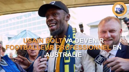 Usain Bolt va devenir footballeur professionnel en Australie !