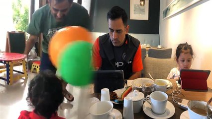 தோனி நல்லவரா கெட்டவரா.. மகள் ஜிவா சொன்ன பதில்  |  Dhoni's daughter Ziva's viral video