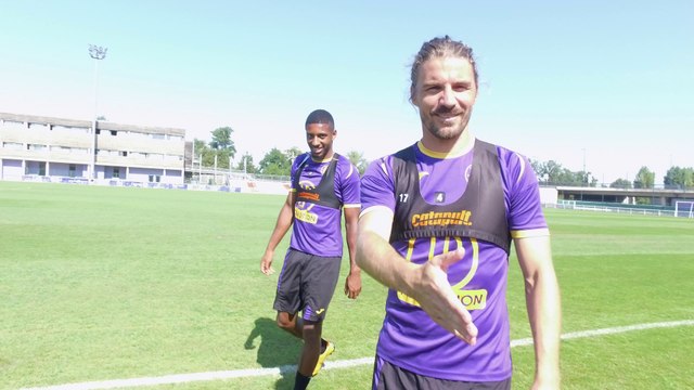 Les Violets de retour à l'entraînement