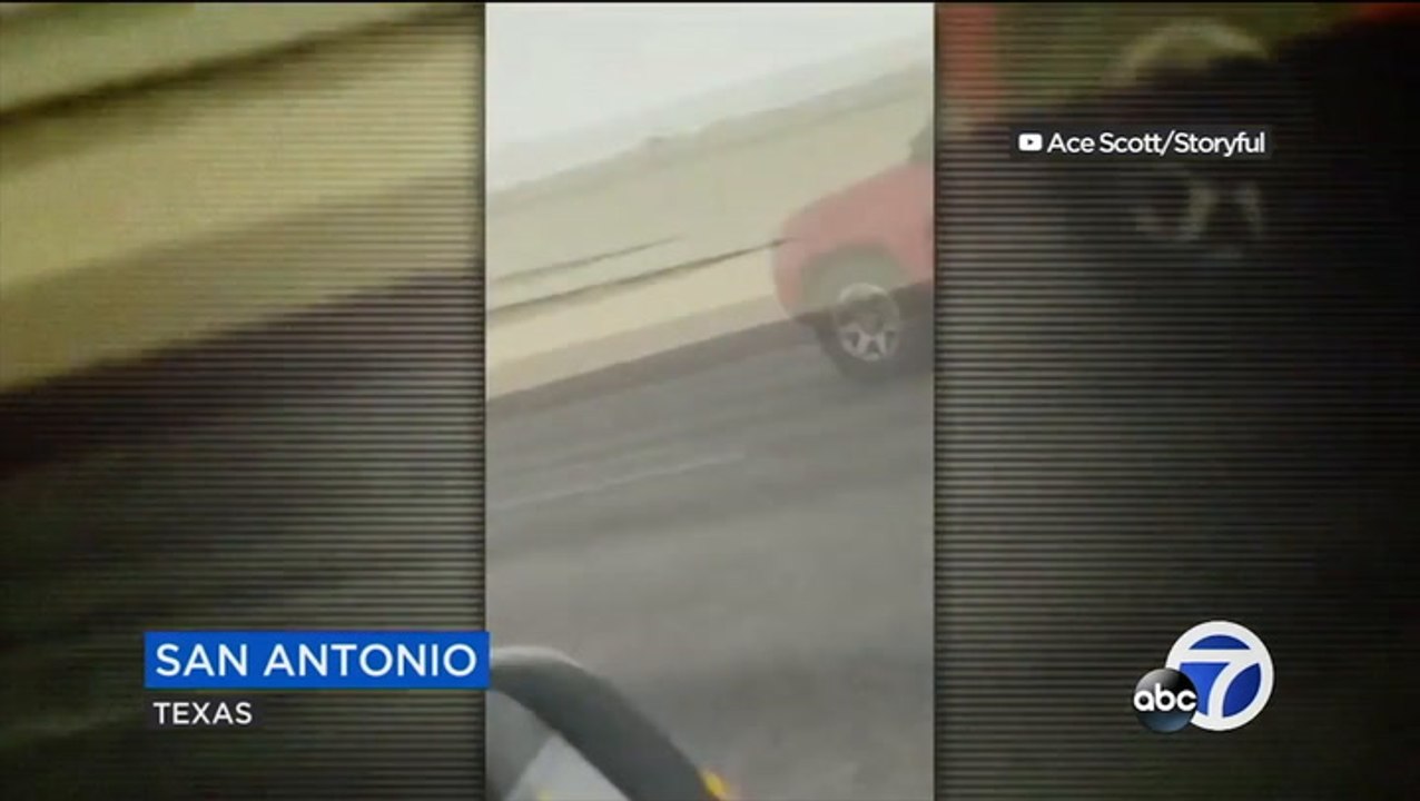 Motorcyclist Performs “Superman” Stunt On Highway