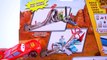 DISNEY PIXAR CARS STORY SET FRANK CHASES LIGHTNING MATER WRECK STANLEY LAUNCHER PLAYSET MA