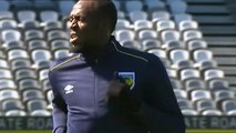 Usain Bolt első fociedzése ausztrál csapatánál