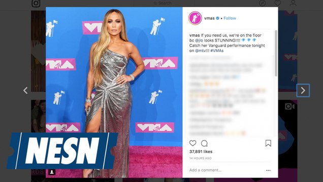 Jennifer Lopez Praises Alex Rodriguez At VMA's