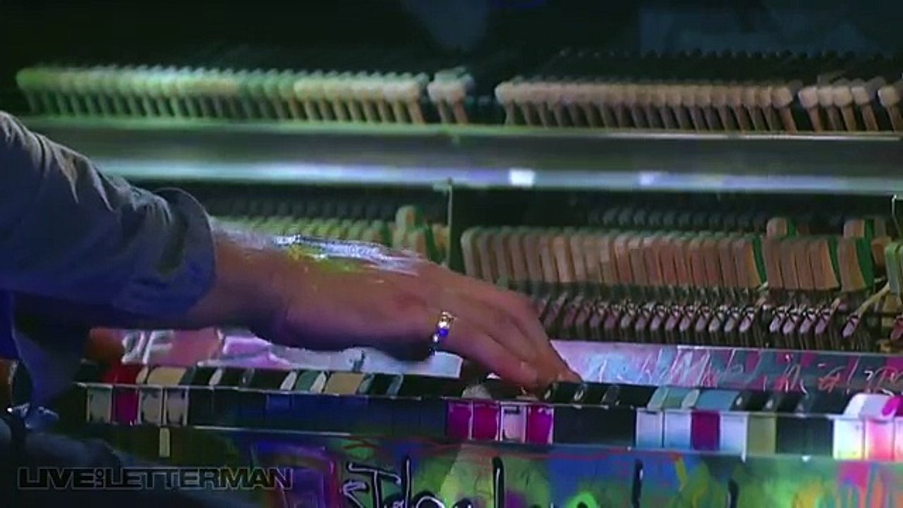 Coldplay Fix You (Live on Letterman)